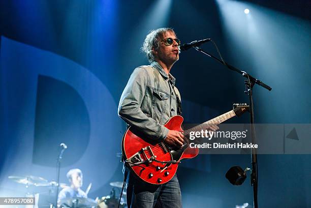 Andy Bell of Ride performs on stage at Best Kept Secret festival at Beekse Bergen on June 20, 2015 in Hilvarenbeek, Netherlands