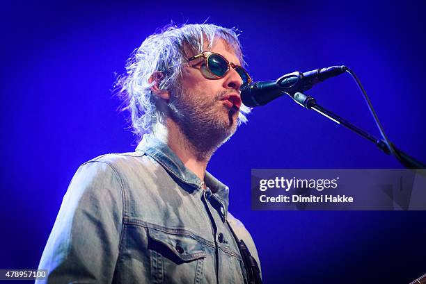 Andy Bell of Ride performs on stage at Best Kept Secret festival at Beekse Bergen on June 20, 2015 in Hilvarenbeek, Netherlands