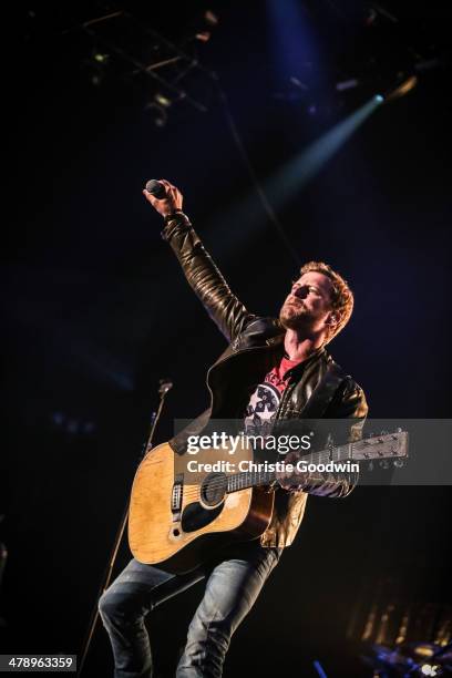 Dierks Bentley performs on stage on Day1 of the C2C Music Festival at O2 Arena on March 15, 2014 in London, United Kingdom.