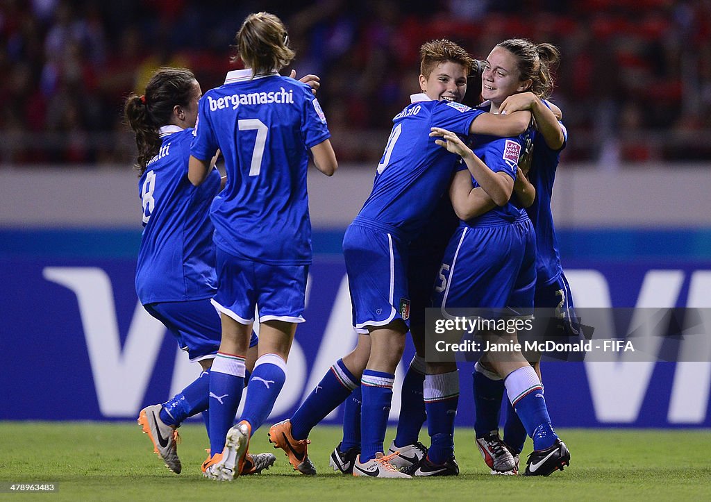 Italy v Zambia: Group A - FIFA U-17 Women's World Cup Costa Rica 2014