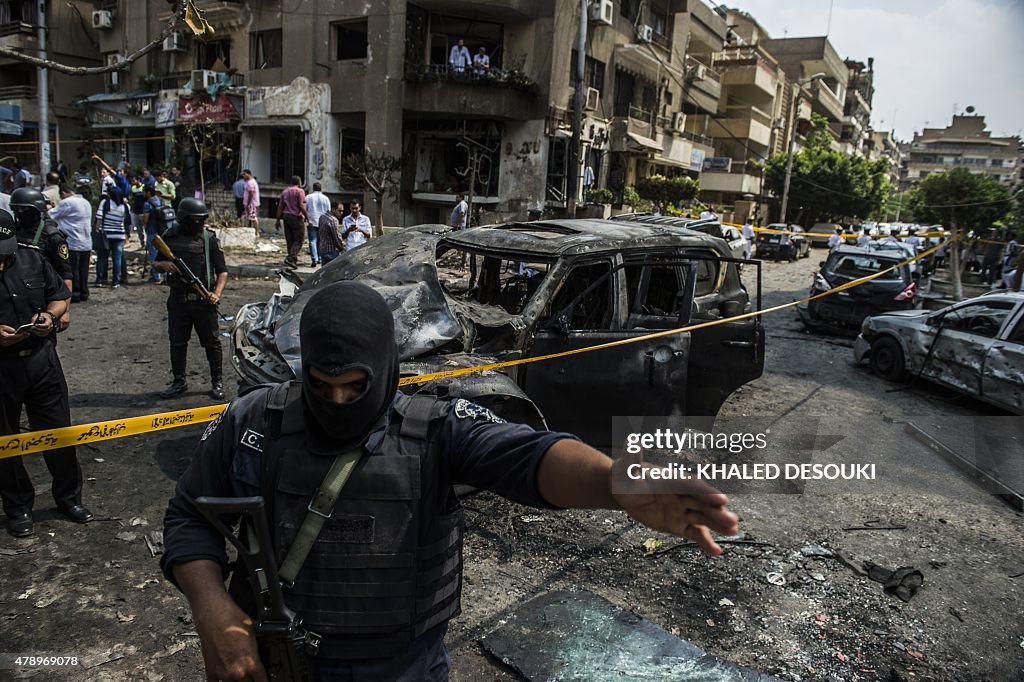 EGYPT-UNREST-BOMB-JUDICIARY