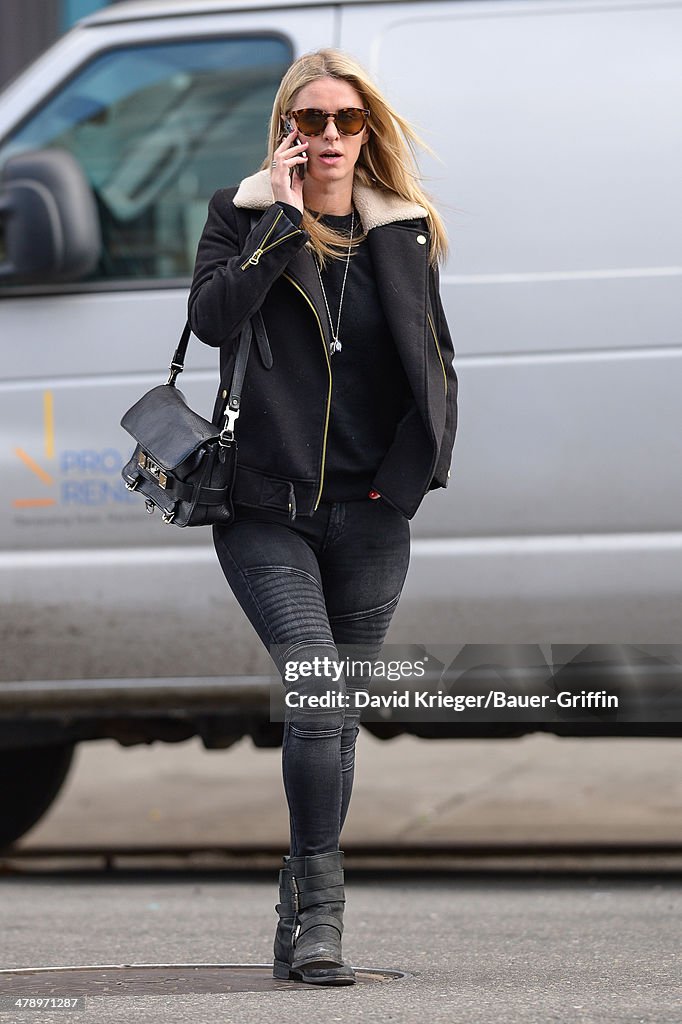 Celebrity Sightings In New York - March 15, 2014