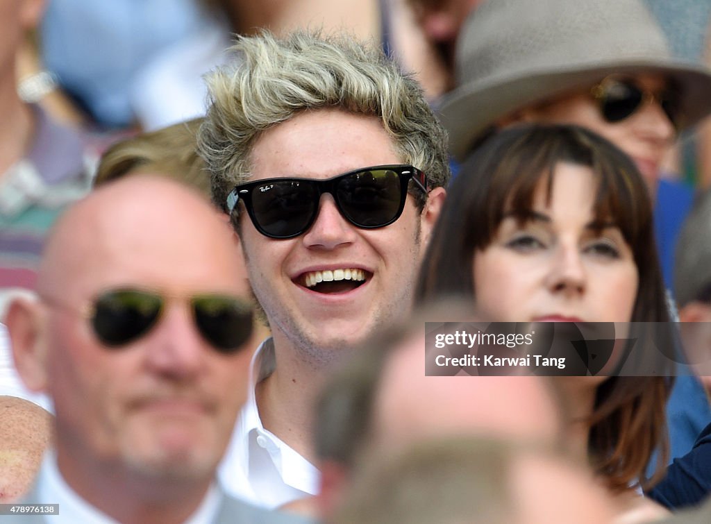 Celebrities At Wimbledon 2015