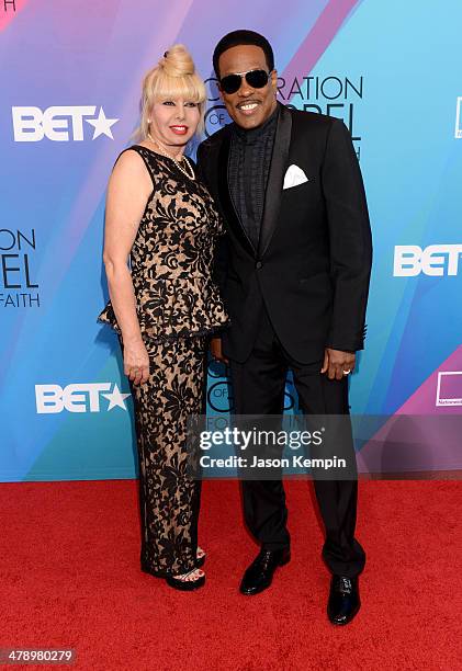 Mahin Wilson and singer Charlie Wilson attend the BET Celebration of Gospel 2014 at Orpheum Theatre on March 15, 2014 in Los Angeles, California.