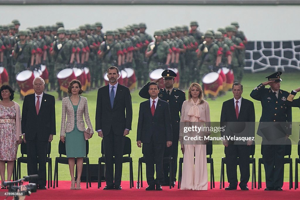 King Felipe VI and Queen Letizia of Spain Visit Mexico - Day 1