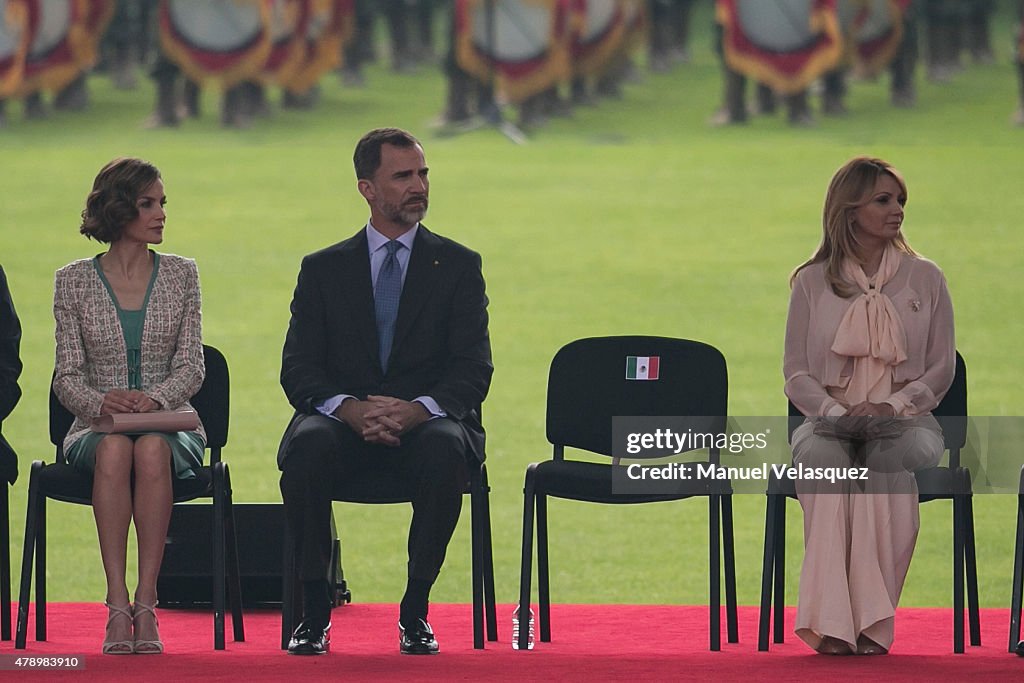 King Felipe VI and Queen Letizia of Spain Visit Mexico - Day 1
