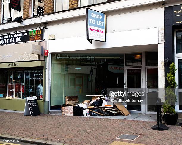 high street shop to let - closed high street stock pictures, royalty-free photos & images