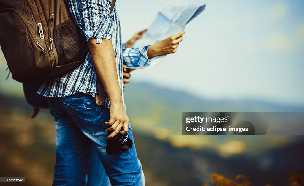 Hiking couple