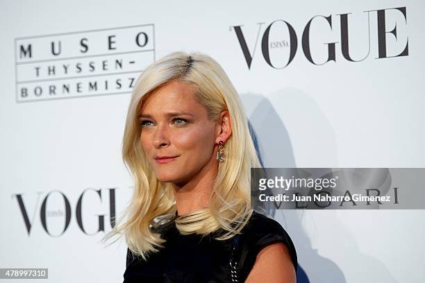 Carmen Kass attends 'Vogue Like a Painting' exhibition at Museo News  Photo - Getty Images