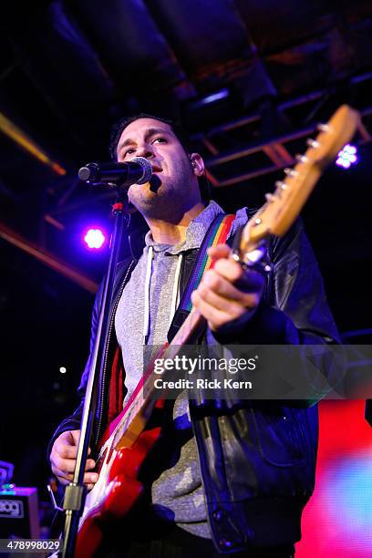 Holy Ghost! performs onstage as Samsung Galaxy presents Cut Copy and Holy Ghost! at SXSW 2014 on March 15, 2014 in Austin, Texas.