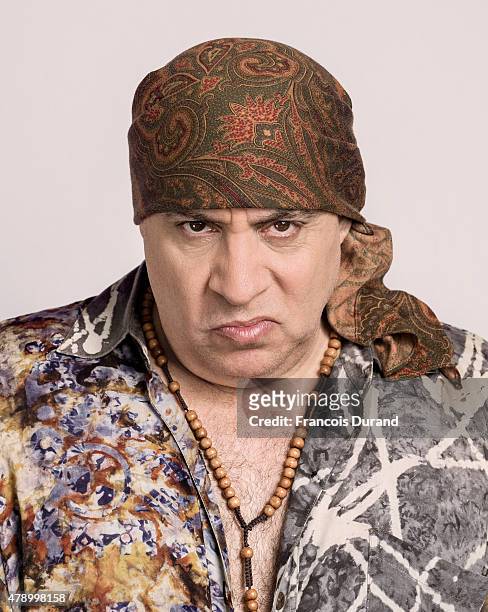 Actor and musician Steven Van Zandt poses for a portrait at the 55th Monte Carlo TV Festival at the Fairmont Monte-Carlo on June 16, 2015 in...