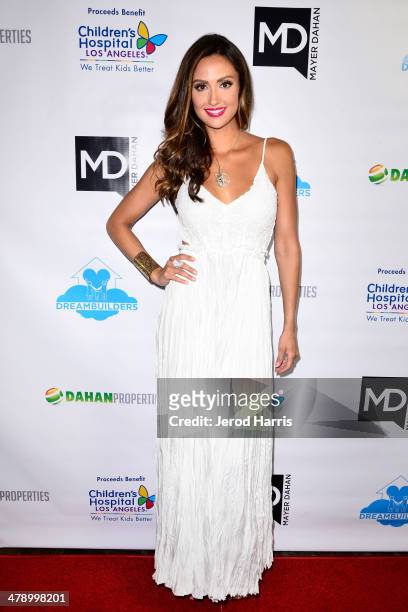 Katie Cleary arrives at the Dream Builders Project's 'A Brighter Future For Children' benefit at H.O.M.E. On March 15, 2014 in Beverly Hills,...