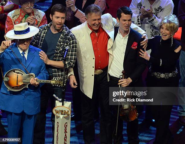 Grand Ole Opry members and friends, Bill Anderson, Clint Black, Diamond Rio, Green River Ordinance, Miranda Lambert, Old Crow Medicine Show, Opry...