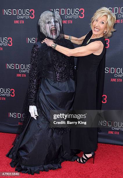 Actress Lin Shaye attends the premiere of Focus Features' 'Insidious: Chapter 3' at the TCL Chinese Theatre on June 4, 2015 in Hollywood, California.