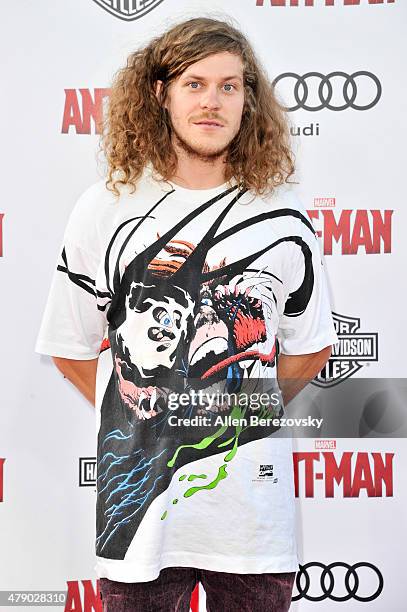 Comedian Blake Anderson arrives at the Los Angeles Premiere of Marvel Studios "Ant-Man" at Dolby Theatre on June 29, 2015 in Hollywood, California.