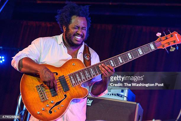 June 13, 2015 - Thundercat performs at the Hecht Warehouse as part of the DC Jazz Festival. Thundercat has released two solo albums as well as...