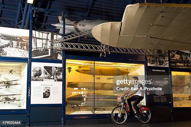Jenson Button attends a photocall to launch Santander Cycle tours at the Science Museum on June 30, 2015 in London, England.