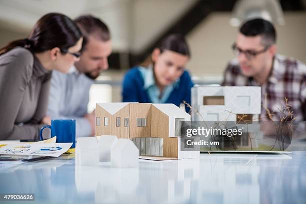 young architects working together - new business model stock pictures, royalty-free photos & images