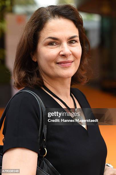 Barbara Auer attends the ZDF reception during the Munich Film Festival at Hugo's on June 30, 2015 in Munich, Germany.