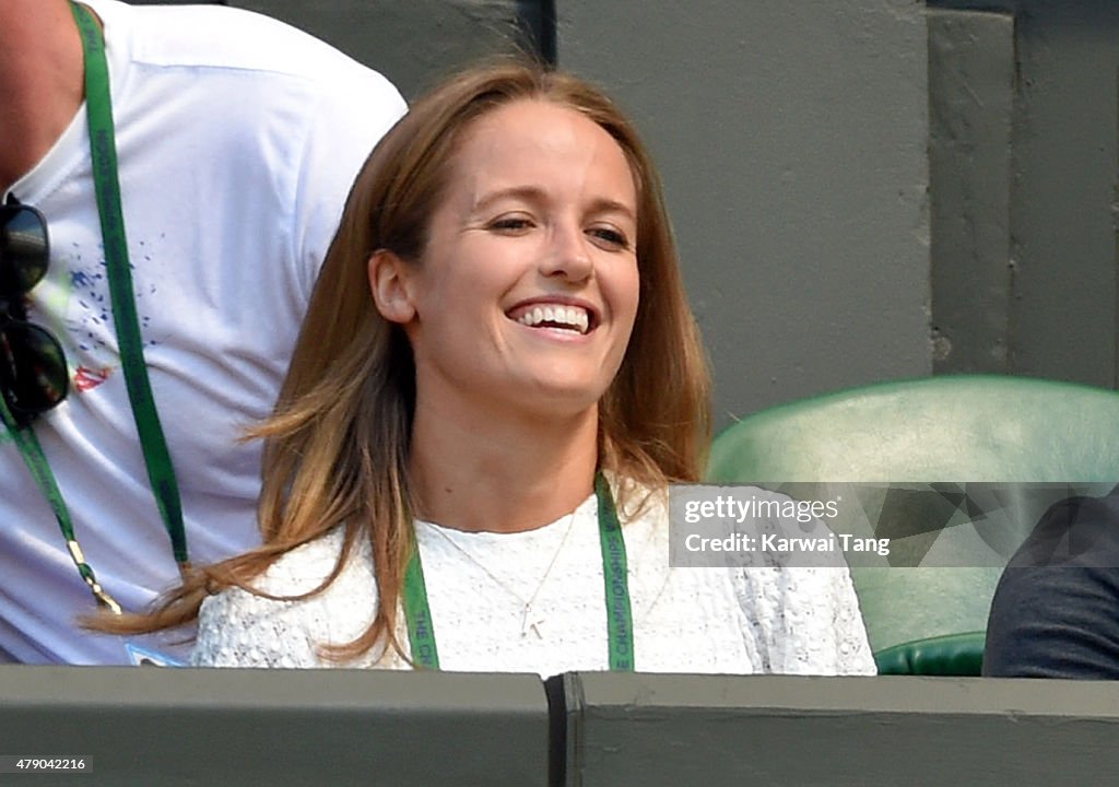 Celebrities At Wimbledon 2015