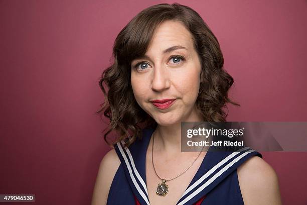 Actress Kristen Schaal is photographed for TV Guide Magazine on January 17, 2015 in Pasadena, California.