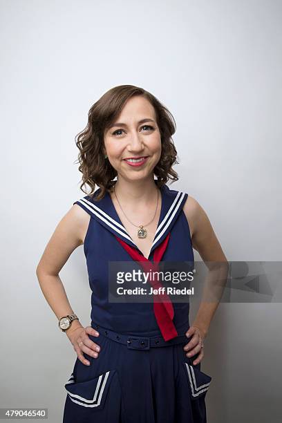 Actress Kristen Schaal is photographed for TV Guide Magazine on January 17, 2015 in Pasadena, California.