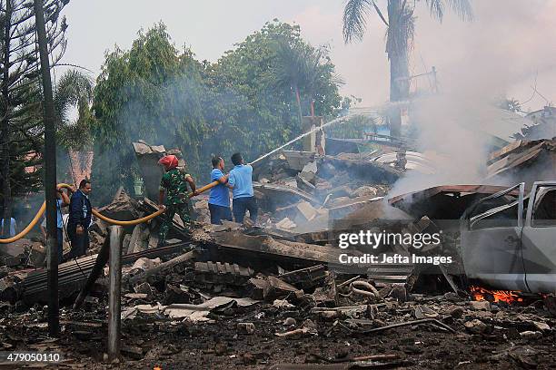 2015 Indonesian Air Force Lockheed C 130 Hercules Crash Photos and