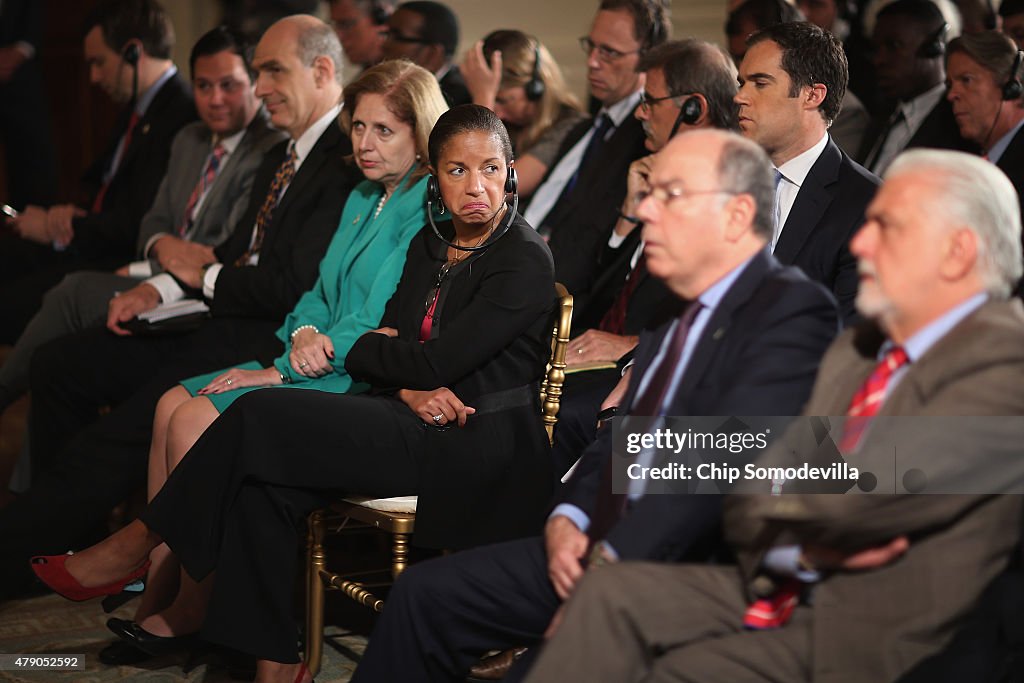 Obama Holds News Conference With Brazil's President Rousseff