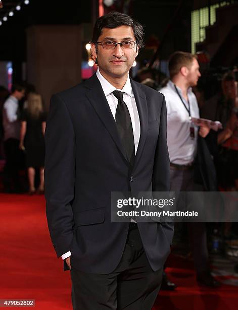 Director Asif Kapadia attends the London Gala premiere of "Amy" on June 30, 2015 in London, England.