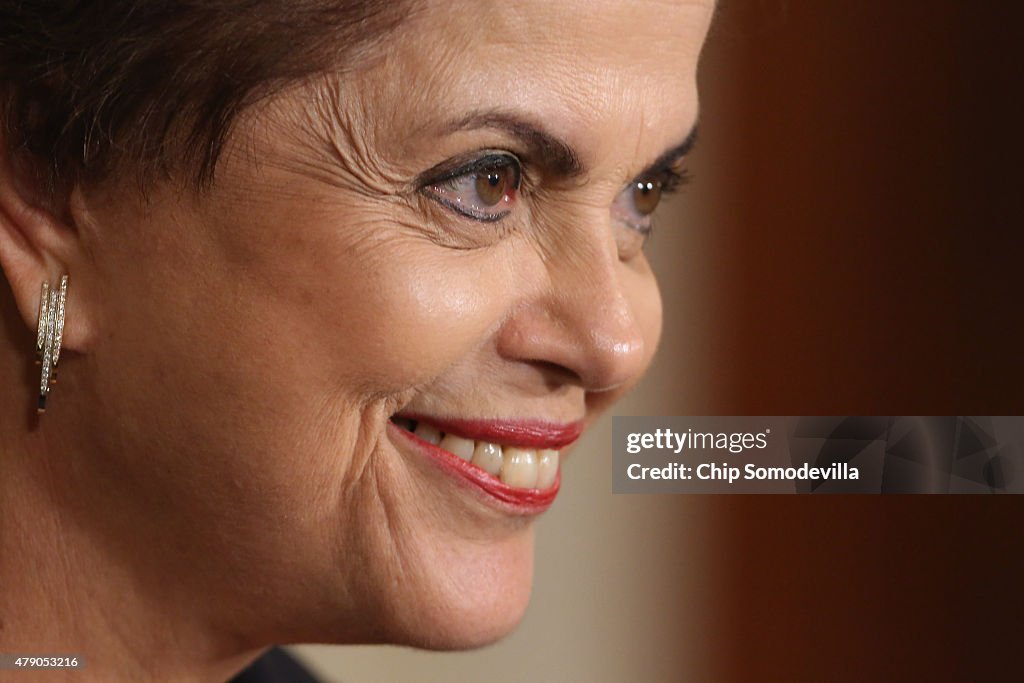 Obama Holds News Conference With Brazil's President Rousseff