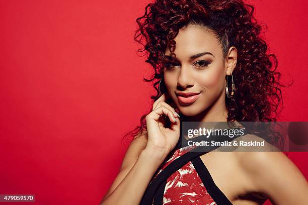 Singer Natalie La Rose poses for a portrait at the 102.7 KIIS FM's Wango Tango portrait studio for People Magazine on May 9, 2015 in Carson,...