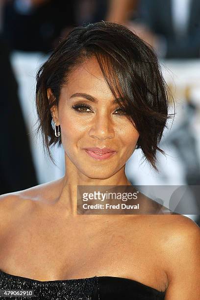 Jada Pinkett Smith attends the European Premiere of 'Magic Mike XXL' at Vue West End on June 30, 2015 in London, England.