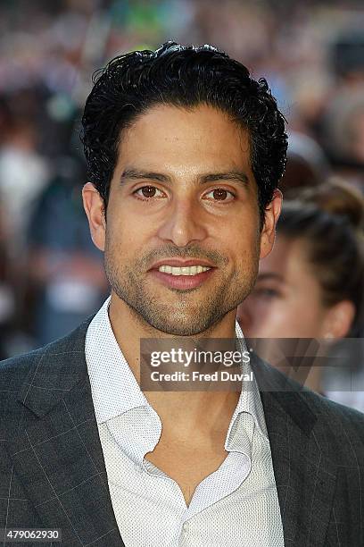 Adam Rodrigguez attends the European Premiere of 'Magic Mike XXL' at Vue West End on June 30, 2015 in London, England.