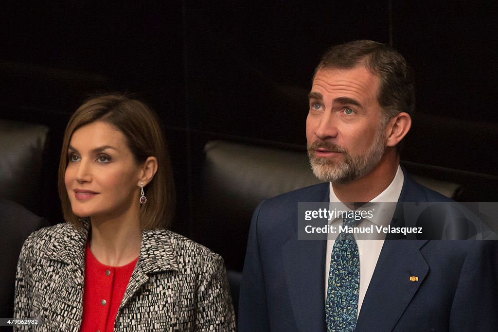 King Felipe VI and Queen Letizia of Spain Visit Mexico - Day 2