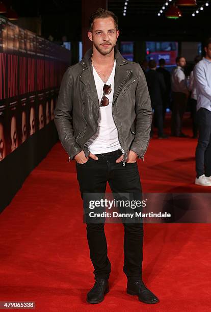 Singer James Morrison attends the London Gala premiere of "Amy" on June 30, 2015 in London, England.