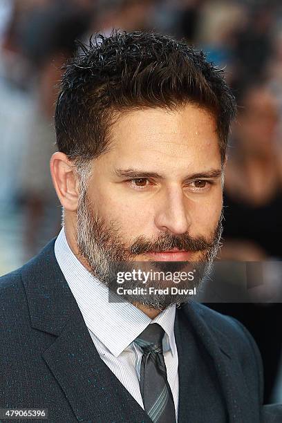 Joe Manganiello attends the European Premiere of 'Magic Mike XXL' at Vue West End on June 30, 2015 in London, England.