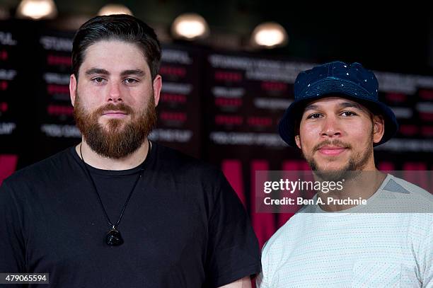 Rudimental attends the London Gala premiere of "Amy" on June 30, 2015 in London, England.