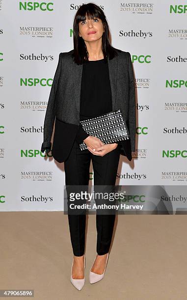 Claudia Winkleman attends the NSPCC Neo-Romantic Art Gala at Masterpiece London on June 30, 2015 in London, England.