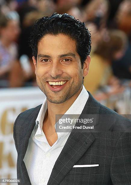 Adam Rodriguez attends the European Premiere of 'Magic Mike XXL' at Vue West End on June 30, 2015 in London, England.