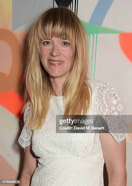 Edith Bowman attends the Future Dreams Midsummer Night Party at SushiSamba on June 30, 2015 in London, England.