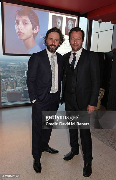 Artist Craig Wylie and James Purefoy attend the Future Dreams Midsummer Night Party at SushiSamba on June 30, 2015 in London, England.