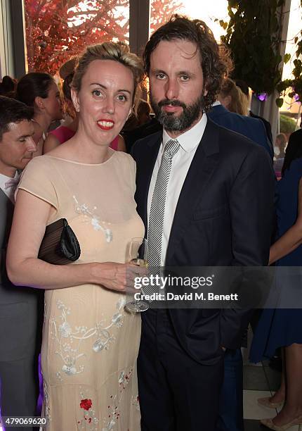 Artists Nina Fowler and Craig Wylie attend the Future Dreams Midsummer Night Party at SushiSamba on June 30, 2015 in London, England.