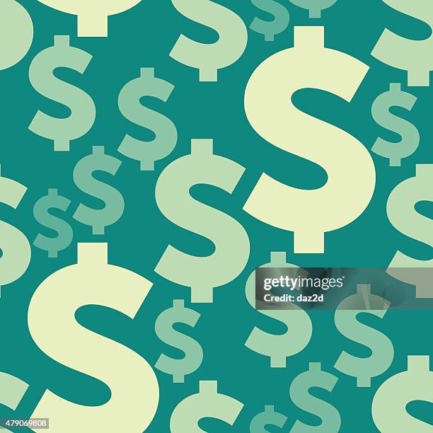 dollar seamless composition - currency stock illustrations