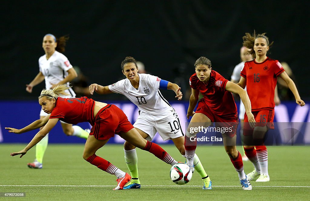 USA v Germany: Semi-Final - FIFA Women's World Cup 2015