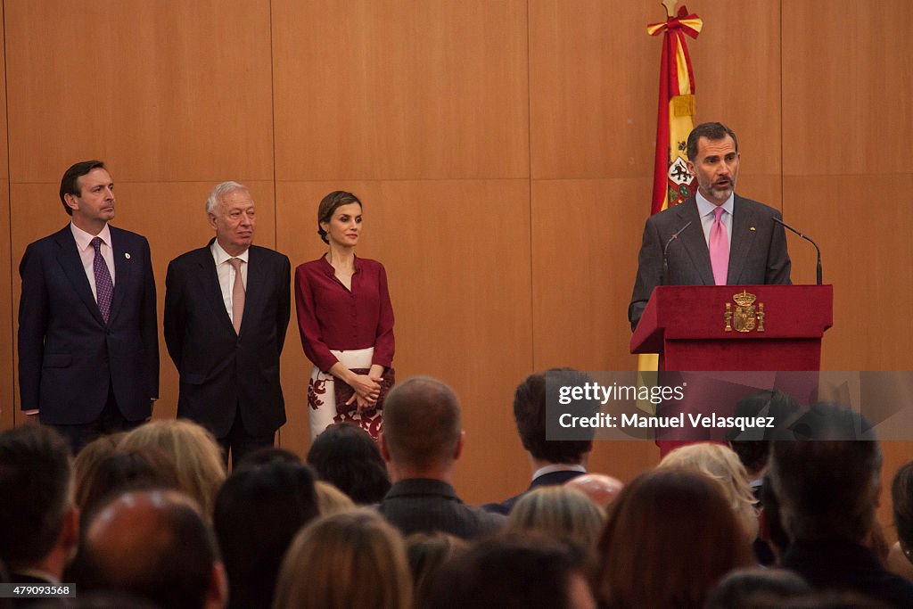 King Felipe VI and Queen Letizia of Spain Visit Mexico - Day 2