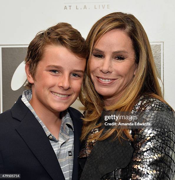 Television personality Melissa Rivers and her son Cooper Endicott attend the An Evening With Melissa Rivers event at The GRAMMY Museum on June 30,...