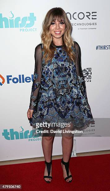 Actress Jennette McCurdy attends the 6th Annual Thirst Gala at The Beverly Hilton Hotel on June 30, 2015 in Beverly Hills, California.