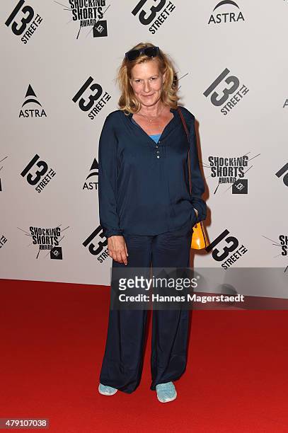 Suzanne von Borsody attends the Shocking Shorts Award 2015 during the Munich Film Festival on June 30, 2015 in Munich, Germany.