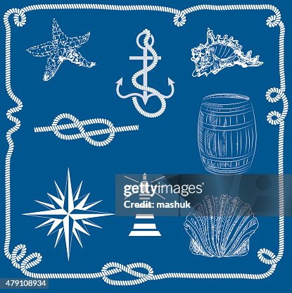 Nautical design elements Nautical design elements