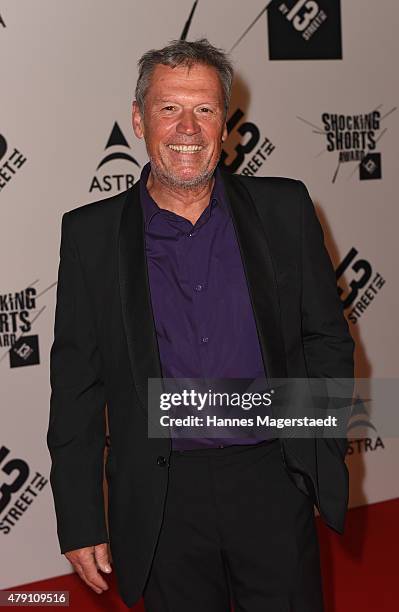 Hansi Kraus attends the Shocking Shorts Award 2015 during the Munich Film Festival on June 30, 2015 in Munich, Germany.